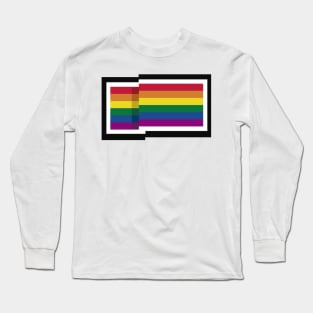 PRIDE FLAG PIXEL ART Long Sleeve T-Shirt